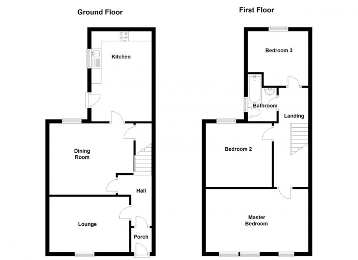 Floorplan for Bloomfield Road, Blackwood