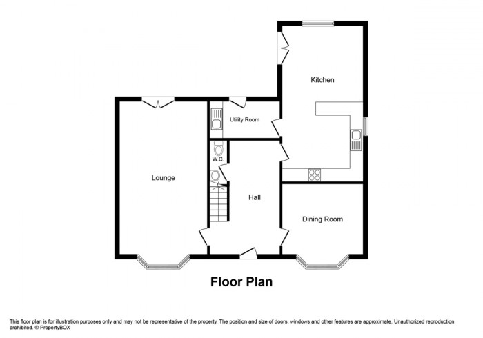 Floorplan for The Paddocks, Trelewis