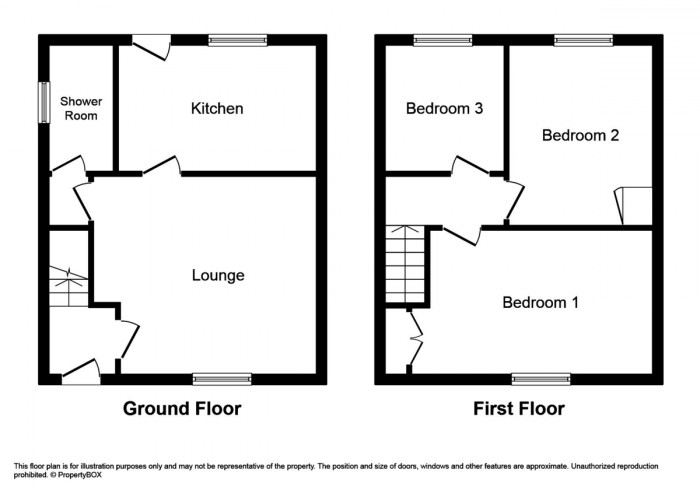 Floorplan for Lewis Crescent, Gilfach