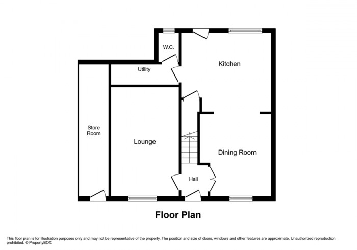 Floorplan for Raglan Road, Hengoed