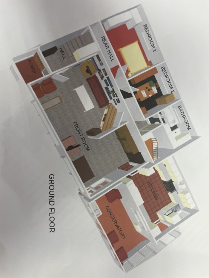 Floorplan for Goitre Coed Road, Treharris