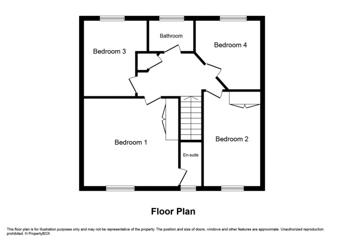 Floorplan for Oakland Gardens, Bargoed