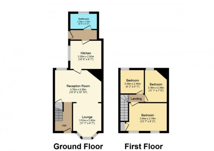 Floorplan for Glen View, Ystrad Mynach, Hengoed