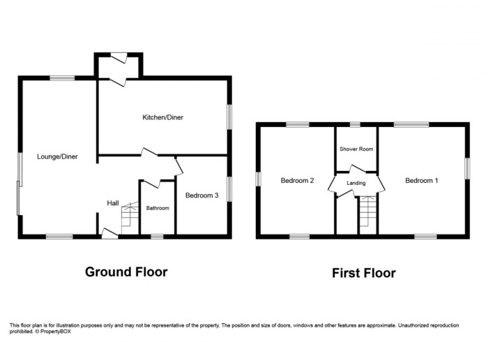 Floorplan for Cedar Close, Pontllanfraith, Blackwood