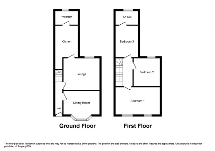 Floorplan for Salisbury Terrace, Brithdir, New Tredegar