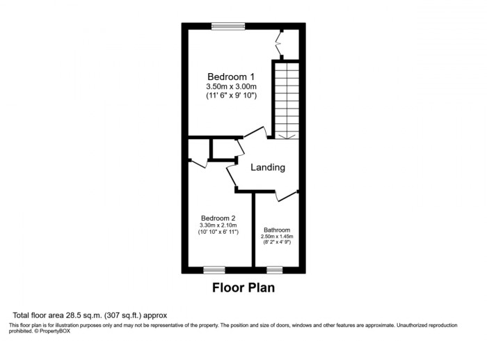 Floorplan for Downey Grove, Penpedairheol