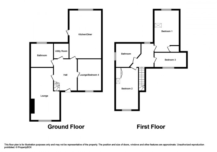 Floorplan for Home With Annex, Castle Street, Fleur-De-Lis