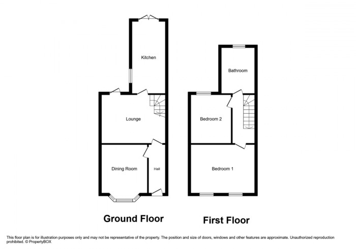 Floorplan for Nydfa Road, Pengam, Blackwood