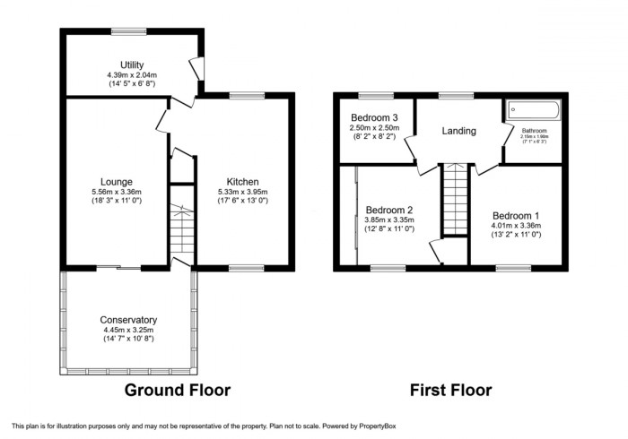 Floorplan for Penybryn Terrace, Penybryn, Hengoed