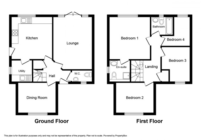 Floorplan for Skomer Island Way, Caerphilly