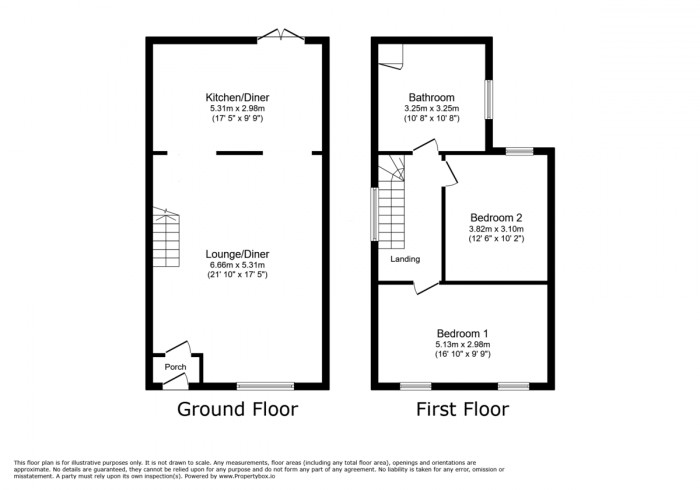 Floorplan for Castle Street, Fleur-De-Lis