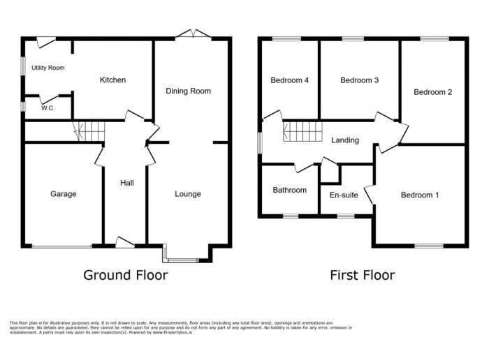Floorplan for Farm Close, Tir-y-berth, Hengoed
