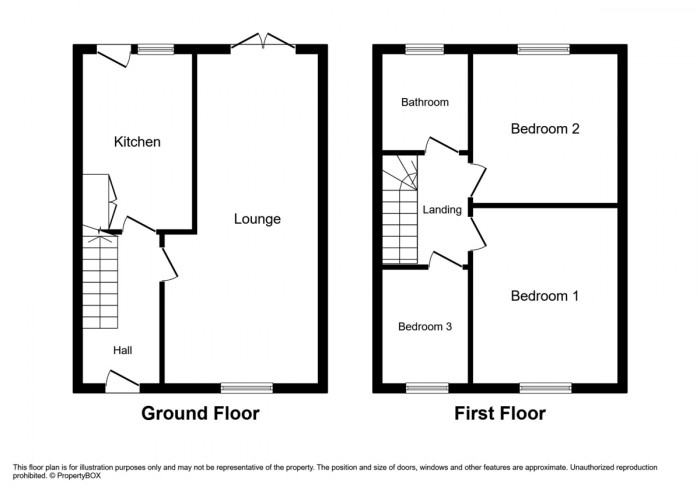 Floorplan for Willow Rise, Penpedairheol, Hengoed