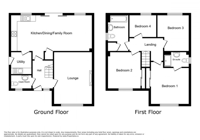 Floorplan for Brambling Crescent, Penallta, Hengoed