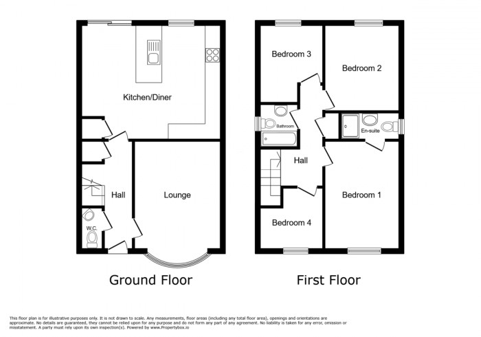 Floorplan for Peregrine Close, Penallta, Hengoed