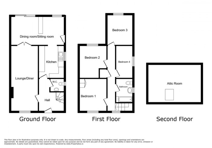 Floorplan for Heol-y-graig, Ystrad Mynach, Hengoed