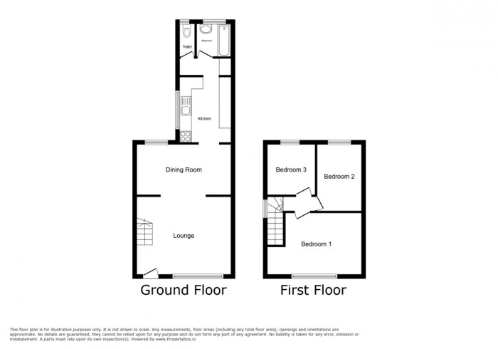 Floorplan for Gelligaer Road, Cefn Hengoed
