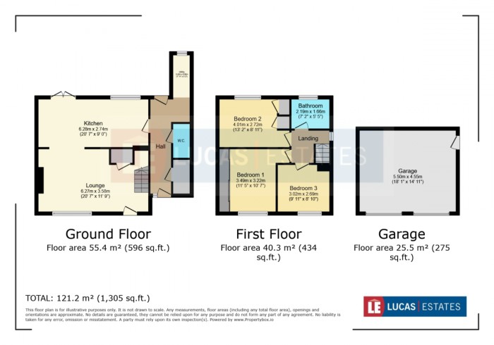 Floorplan for Heol Celyn, Hengoed