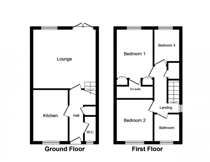 Floorplan for Red Kite Close, Penallta