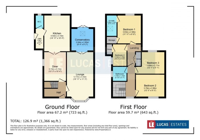 Floorplan for Ystrad Mynach, Hengoed