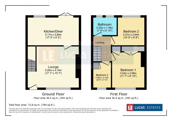 Floorplan for Three Elms Close, Cefn Hengoed