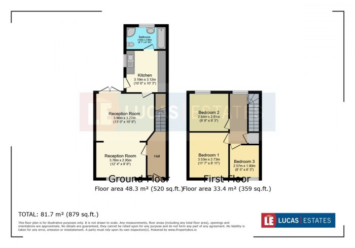 Floorplan for Rhosnewydd Terrace , Gordon Road