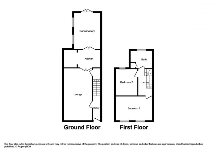 Floorplan for Church Street, Aberbargoed, Bargoed