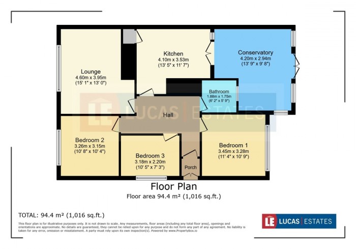 Floorplan for Pantglas, Llanbradach, Caerphilly