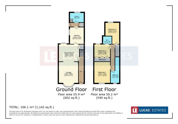 Floorplan for Tyn Y Graig Road, Llanbradach, Caerphilly
