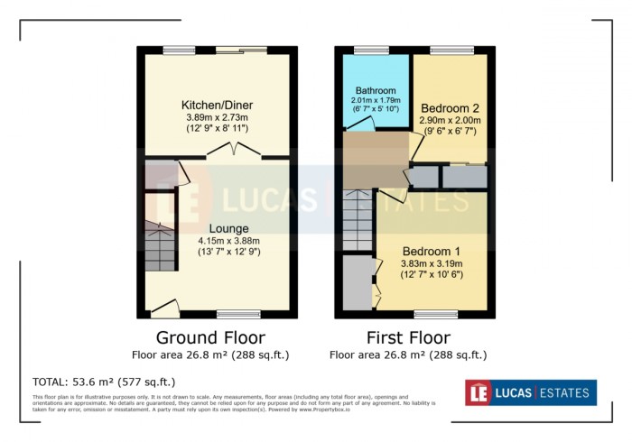 Floorplan for Parc Wenallt, Treharris