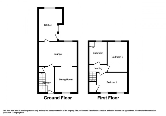 Floorplan for Hanbury Street, Glan Y Nant