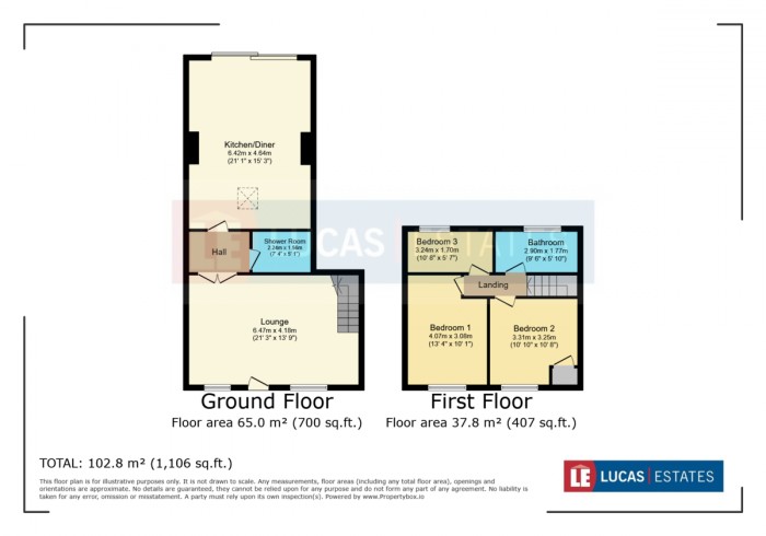 Floorplan for Nelson, Treharris