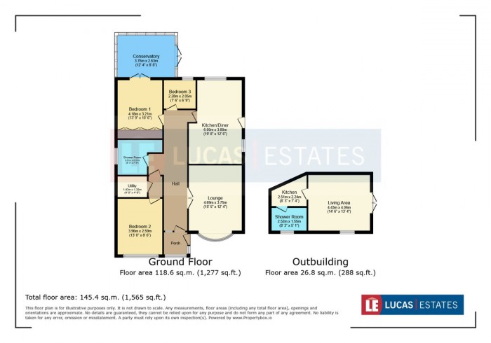 Floorplan for Woodside, Tir-y-berth, Hengoed