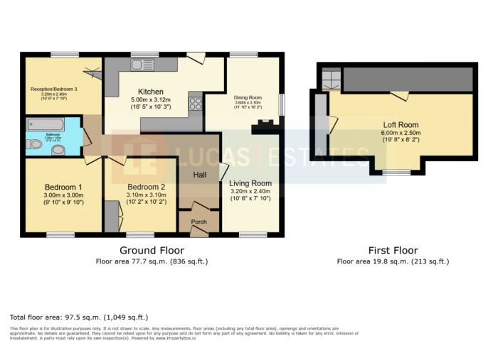 Floorplan for Gellihaf Road, Fleur De Lis