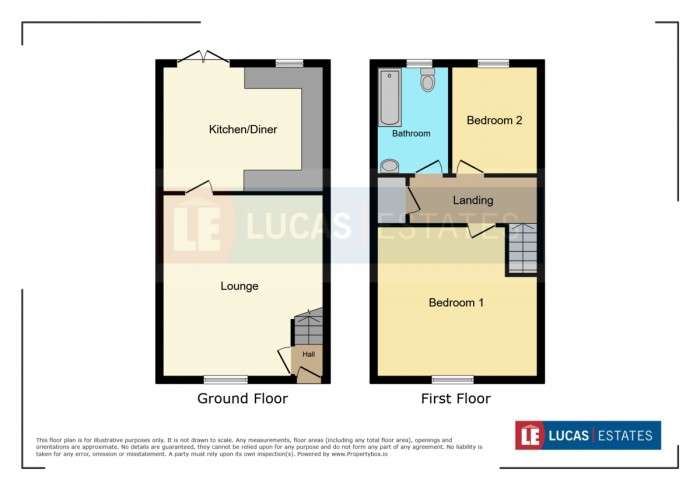 Floorplan for Clos Cae Mawr, Penpedairheol, Hengoed