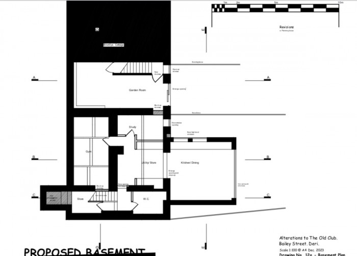 Floorplan for Old Club, 93 Bailey Street
