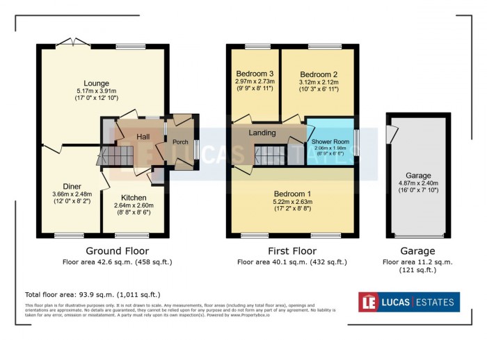 Floorplan for Mersey Close, Pontllanfraith, Blackwood