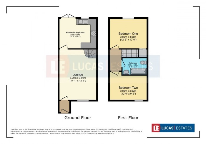 Floorplan for Clos Llyswen, penpedairheol