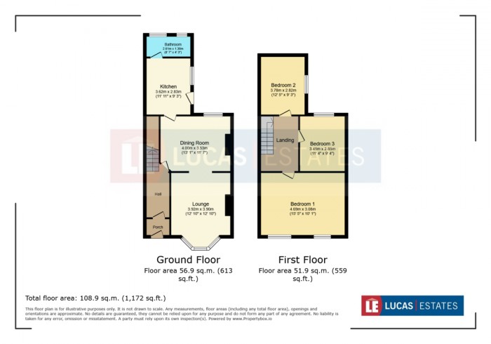 Floorplan for Park Place, Bargoed