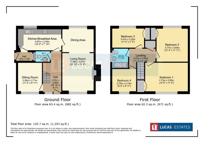 Floorplan for Ashgrove, Edwardsville, Treharris