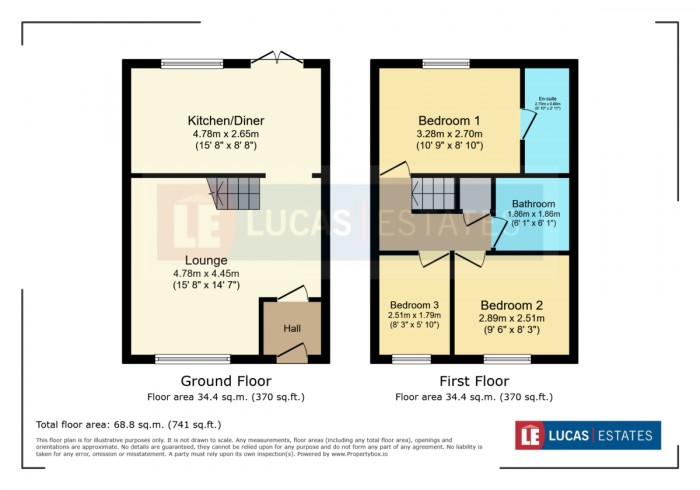 Floorplan for Trem Y Castell, Caerphilly