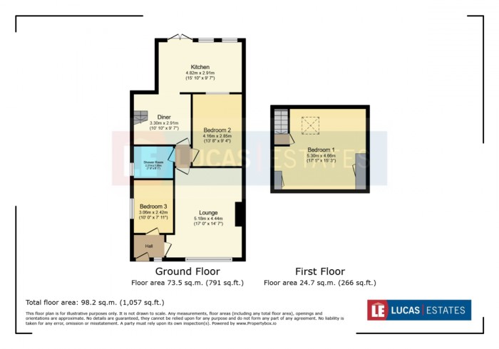 Floorplan for Tawel Fan, Nelson, Treharris