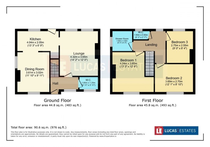 Floorplan for Thomas Street, Aberbargoed, Bargoed