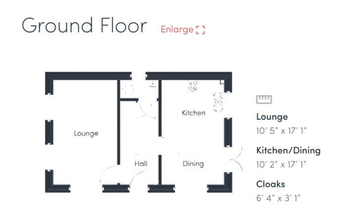 Floorplan for Plot 48, Llanmoor Homes, Saint Sannans Field