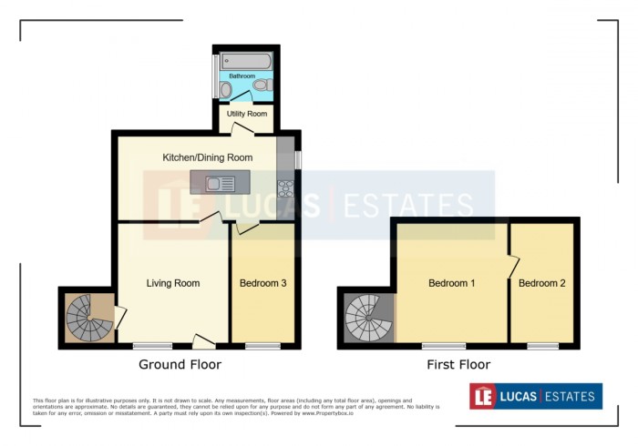 Floorplan for Abernant Cottages, Llwyncelyn Terrace
