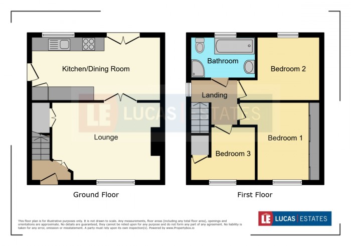 Floorplan for Heol Derw, Hengoed