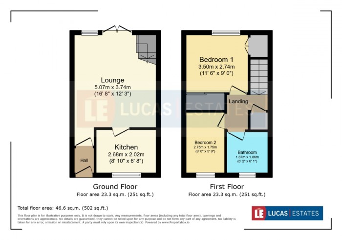 Floorplan for Craig Ysguthan, Llanbradach, Caerphilly