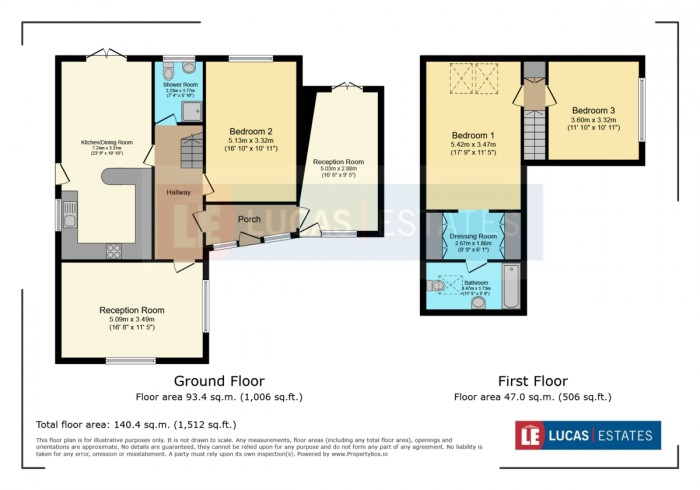 Floorplan for Heol Fargoed, Bargoed