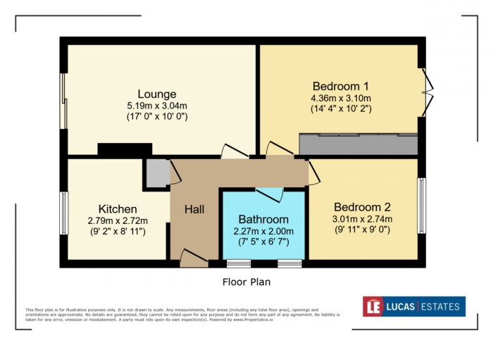 Floorplan for St. Annes Gardens, Maesycwmmer