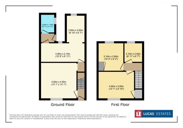 Floorplan for Asquith Street, Tir-y-berth, Hengoed